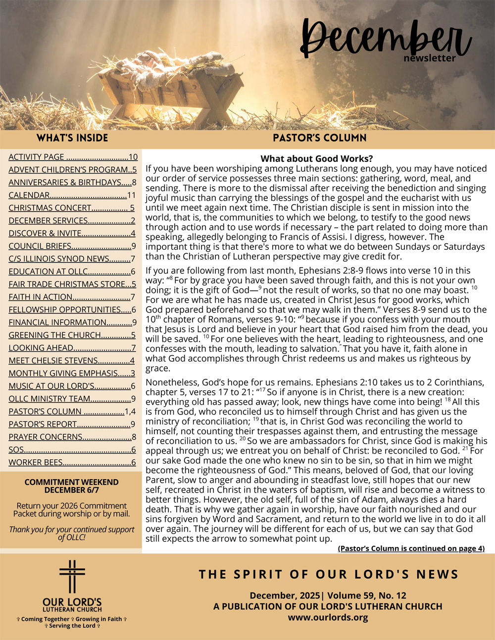 December 2025 Newsletter